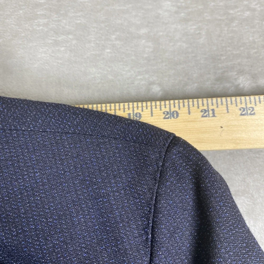 Boss Hugo Boss Travel Blazer Men's 44R Blue Slim Unstructured Wool Silk Stretch